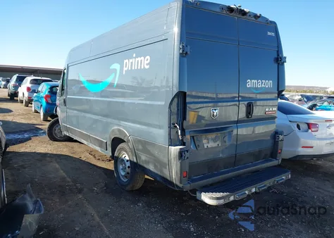 2021 Ram Promaster 3500 Cargo Van High Roof 159 Wb Ext z USA, uszkodzony, nr VIN 3C6MRVJG7ME586801